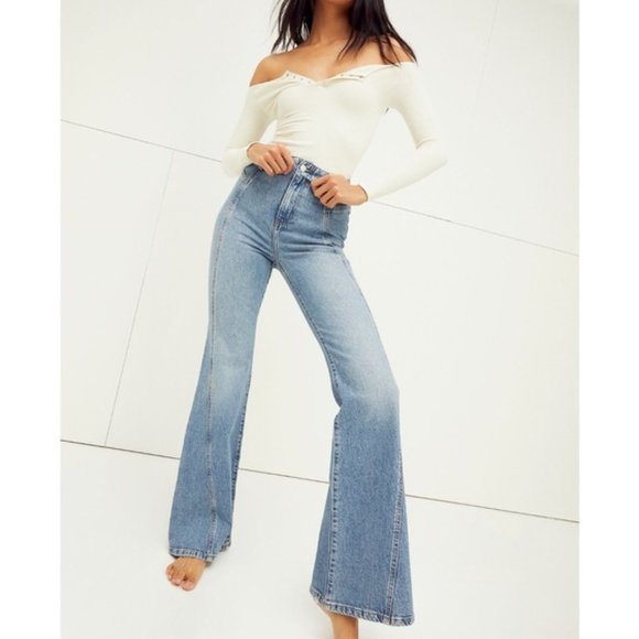 Free People Denim - NWOT Free People Florence Flare Jeans